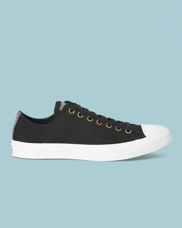 Converse Chuck Taylor All Star Clean N Preme Sort Sko Danmark - Converse Lave Sneakers Dame - 06475G